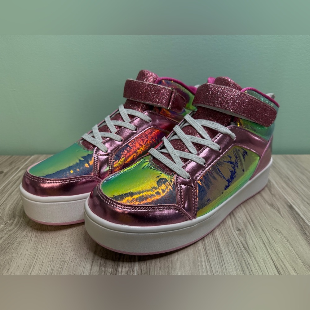 Pink Shaq Hightop Sneakers